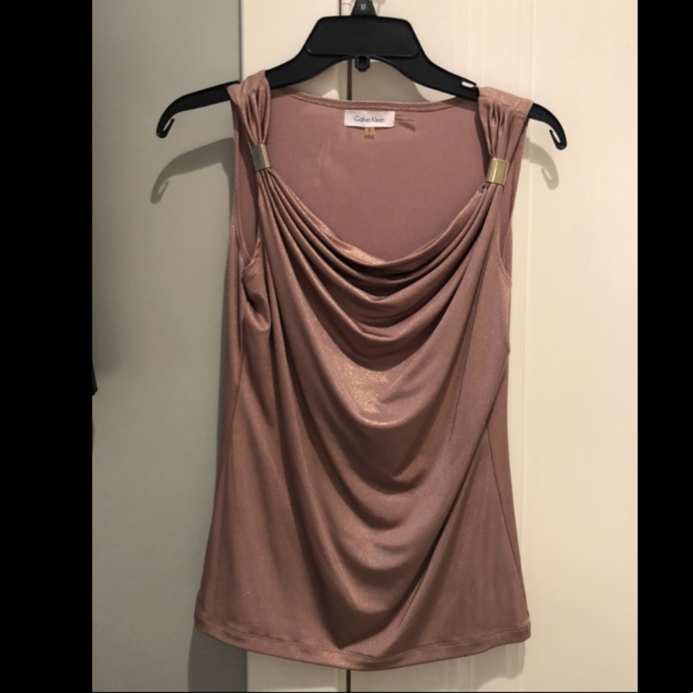 Calvin Klein Metallic Tank